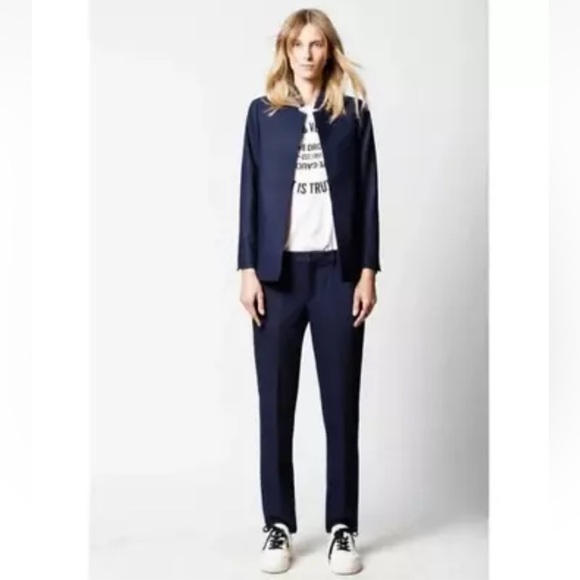 NWT Zadig&Voltaire Pomelo Wool Pant - Picture 9 of 9